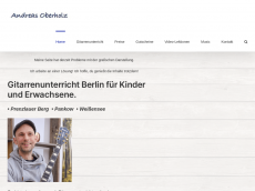 Screenshot der Domain gitarrenunterrichtberlin.de