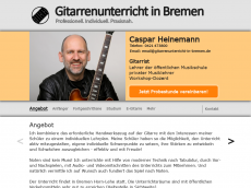 Screenshot der Domain gitarrenunterrichtinbremen.de