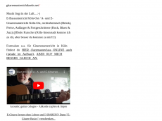 Screenshot der Domain gitarrenunterrichtkoeln.net