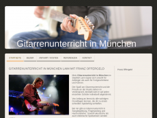 Screenshot der Domain gitarrenunterrichtmuenchen.de