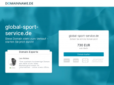 Screenshot der Domain global-sport-service.de