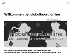 Screenshot der Domain globalboard.de