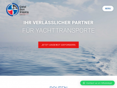 Screenshot der Domain globalboatshipping.de