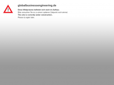 Screenshot der Domain globalbusinessengineering.de