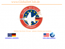 Screenshot der Domain globaljetclub.de