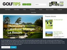 Screenshot der Domain golftipsmag.com