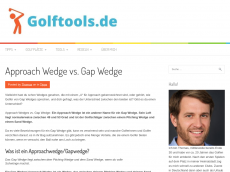 Screenshot der Domain golftools.de