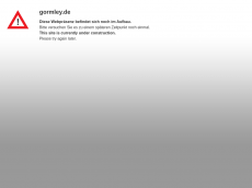 Screenshot der Domain gormley.de