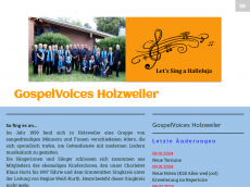 Screenshot der Domain gospelvoices-holzweiler.de