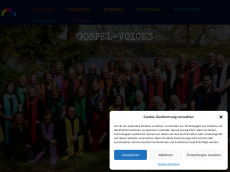 Screenshot der Domain gospelvoices.org