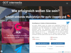 Screenshot der Domain got.de