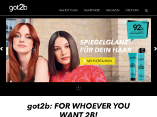 Screenshot der Domain got2b.de