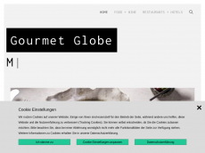 Screenshot der Domain gourmetglobe.de