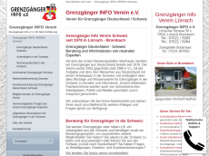 Screenshot der Domain grenzgaenger-hilfe.de
