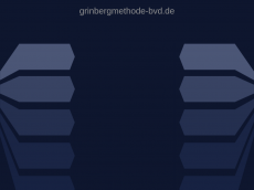 Screenshot der Domain grinbergmethode-bvd.de
