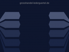 Screenshot der Domain grosshandel-lederguertel.de