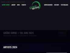 Screenshot der Domain gruene-sonne.com