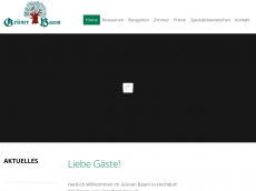 Screenshot der Domain gruener-baum-hochdorf.de