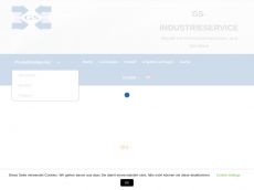 Screenshot der Domain gs-industrieservice.de