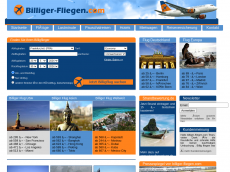 Screenshot der Domain guenstigerfliegen.de