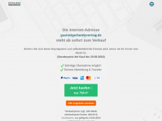 Screenshot der Domain guenstigerhandyvertrag.de