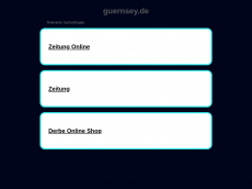 Screenshot der Domain guernsey.de