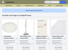 Screenshot der Domain guest24.de