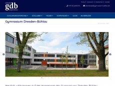 Screenshot der Domain gymnasium-buehlau.de
