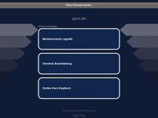 Screenshot der Domain gzzs.de