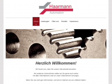 Screenshot der Domain haarmann-automation.de