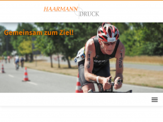 Screenshot der Domain haarmann-druck.de