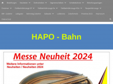 Screenshot der Domain hapo-bahn.de
