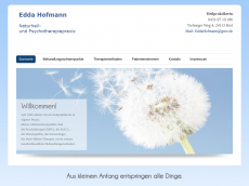Screenshot der Domain heilpraktikerin-edda-hofmann.de