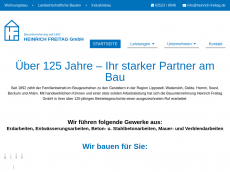 Screenshot der Domain heinrich-freitag.de
