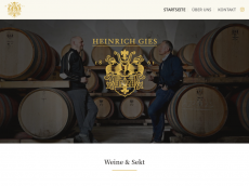 Screenshot der Domain heinrich-gies.de