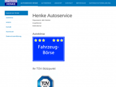 Screenshot der Domain henke-autoservice.de