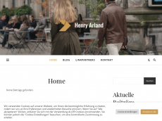 Screenshot der Domain henry-arland.de