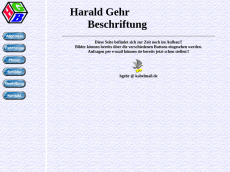 Screenshot der Domain hg-beschriftung.de