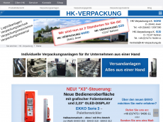 Screenshot der Domain hk-verpackung.de
