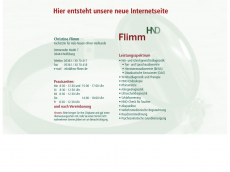 Screenshot der Domain hno-flimm.de