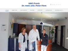Screenshot der Domain hno-flora.de