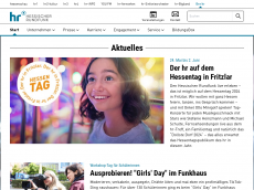 Screenshot der Domain hr.de