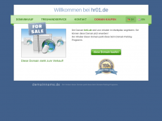 Screenshot der Domain hr01.de