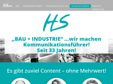 Screenshot der Domain hs-pr.de
