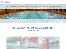 Screenshot der Domain hsm-baeder.de