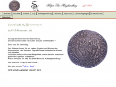 Screenshot der Domain hsm-coins.de