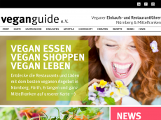 Screenshot von veganguide-nuernberg.de