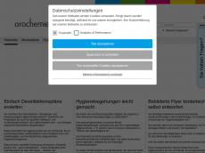 Screenshot der Domain hygienesystem.de