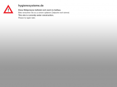 Screenshot der Domain hygienesysteme.de
