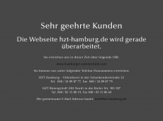 Screenshot der Domain hzt-hamburg.de